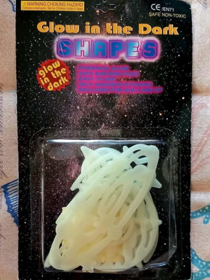 Vintage Φωσφοριζέ Πλανήτες Glow in the Dark σετ καινούργιο NOS