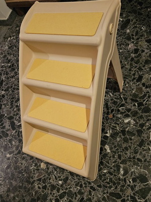 Dog stairs like new, foldable with anti-slip pads