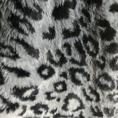 Women's sleeveless animal print vest new, black and gray