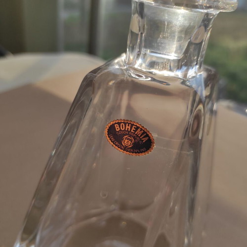Bohemia Brilliancy Decanter crystal liqueur bottle