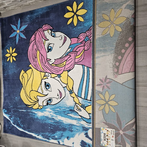 Frozen rug like new for kids room