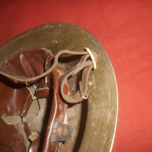 British Army 1940 WWII Steel Helmet MK III used