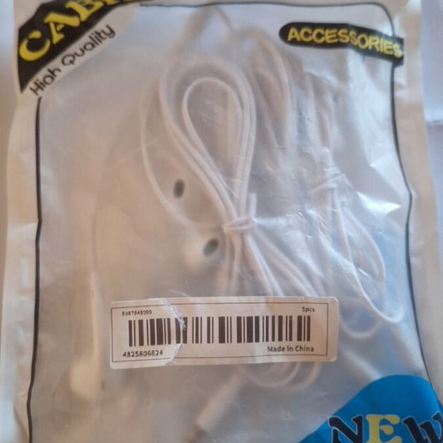 Hands-free earphones with microphone and mini jack for mobile new