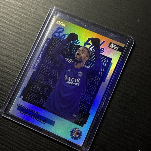 Ousmane Dembele Bona Fide Baller Topps Chrome Card new