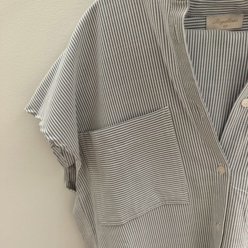 Regalinas striped set new, white and blue