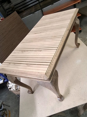Handmade table new, 88x44 cm, height 46 cm