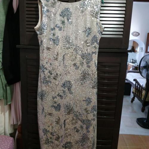 Women's dress beige like new, size XXL