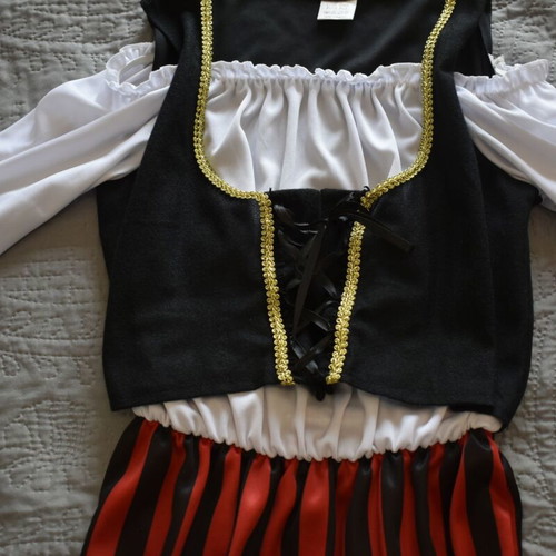 Pirate carnival costume like new, one size women’s