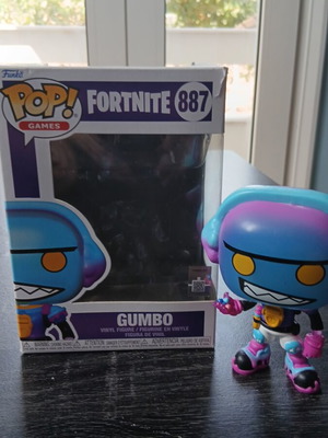 Funko Pop Fortnite Gumbo vinyl figure like new, box with some tears