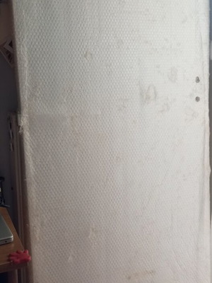 Πόρτα εσωτερική ξύλινη λευκή αριστερή καινούργια, με ασυναρμολόγητη κάσα, χειροποίητη