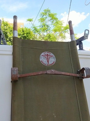 American World War II Folding Stretcher 1943 used