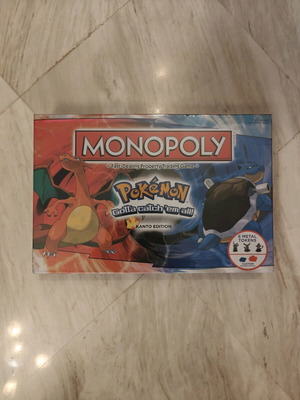Pokemon Monopoly Kanto Edition καινούργιο, σφραγισμένο