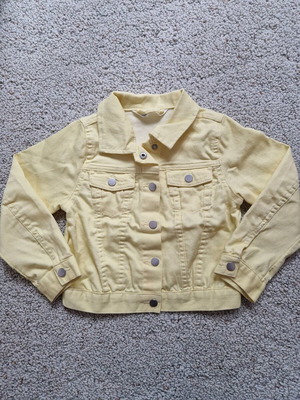 H&M Jean Jacket 110cm Yellow Like New
