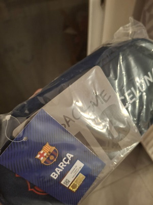 FC Barcelona "BARCA BARCA" school pencil case barrel new, Back Me UP