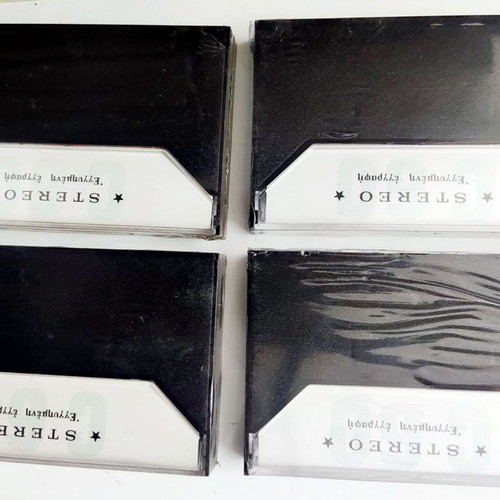 Vintage cassette tapes laiko songs, pack of 4 sealed