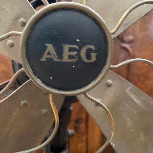 AEG vintage fan used for decor or repair