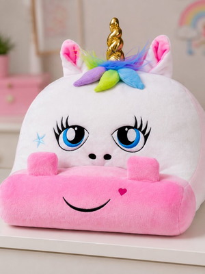 Cuddly Reader Unicorn възглавница за четене и стойка за таблет за деца