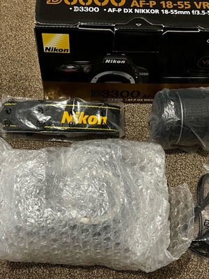 Nikon D3300 camera and two lenses new bundle