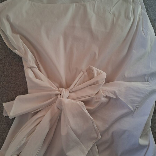 Zara sleeveless shirt, white, size M / 38 / 10