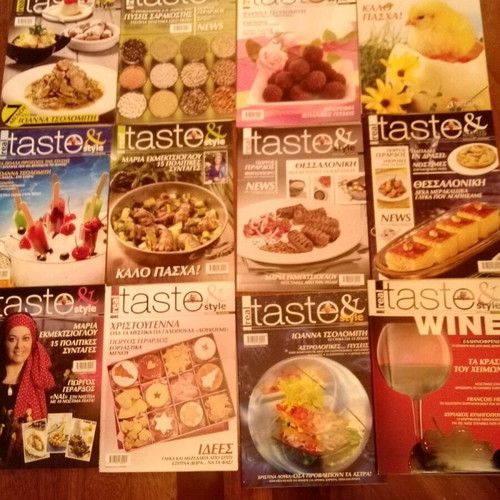 Taste and Style cooking and pastry magazines like new, pack of 12 issues