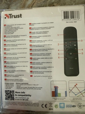 Wireless presenter with touchpad new