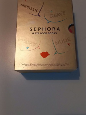 Sephora 4 Eye Look Book eyeshadows new