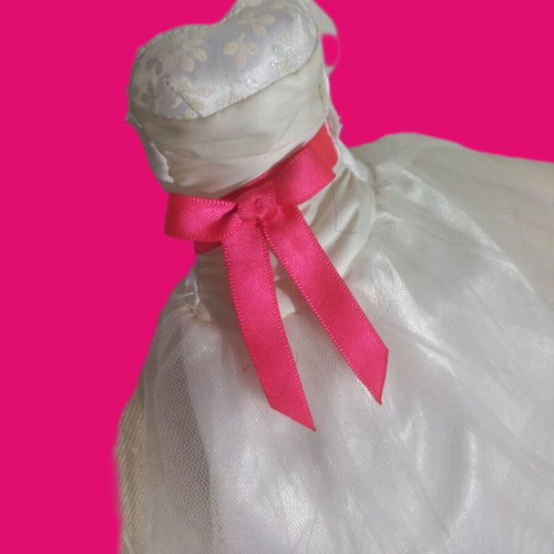 Authentic Barbie "I can be bride" wedding dress like new