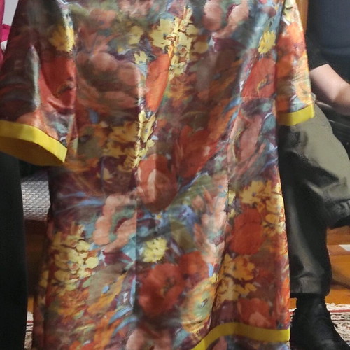 Pagoni skirt and blouse set vintage unused, multicolor, size Large