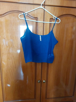 Crop top blue Pink Woman new size M