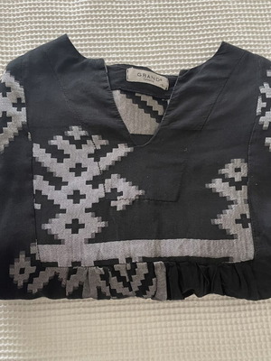Summer short dress like new, black and gray, size S