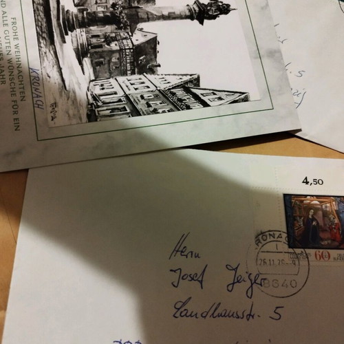 Envelopes with East Germany regime postcards in very good condition