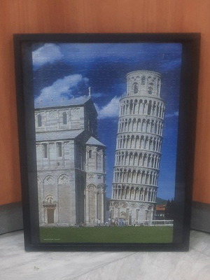 Puzzle The Leaning Tower of Pisa with Frame new
