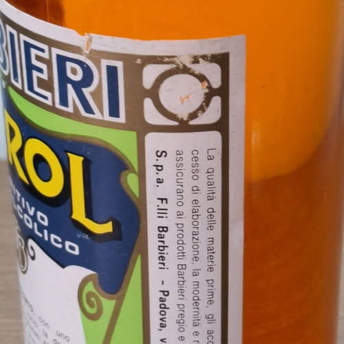 Barbieri Aperol used, 1950s, 11%, 100cl
