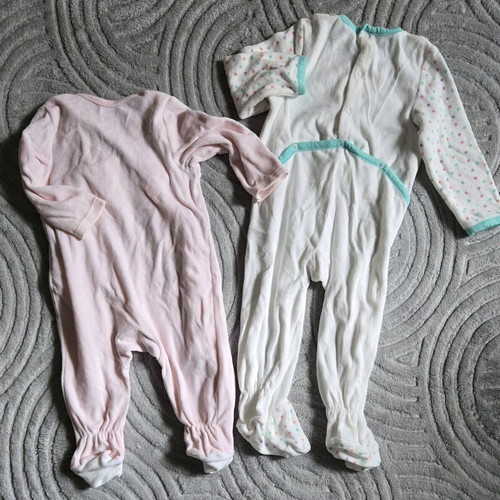 Velvet baby rompers new, 12 and 24 months, Orchestra