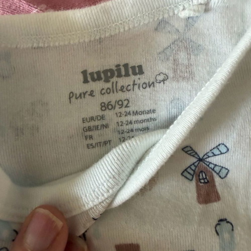 Lupillu baby bodysuits like new, pack of 3, 86/92cm