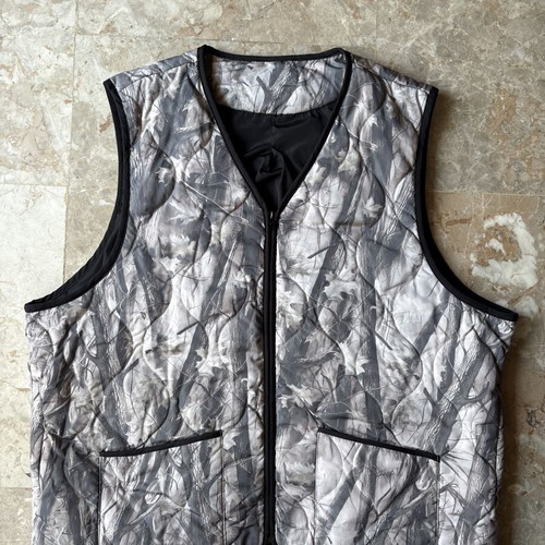 Sleeveless jacket, grey and beige, XL