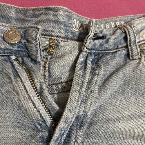 Funky Buddha shorts women's blue with rips like new, size S