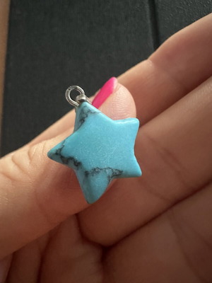 Turquoise star pendant necklace