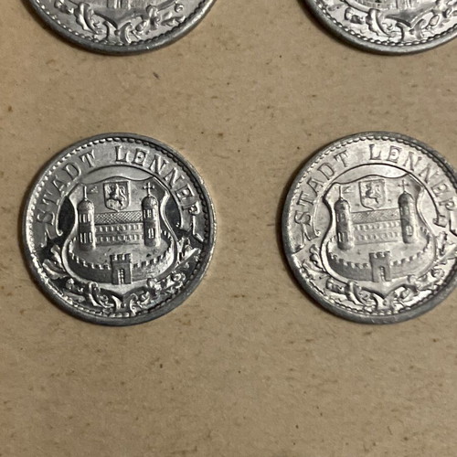Lot of 20 German notgeld coins from Weimar Republic like new