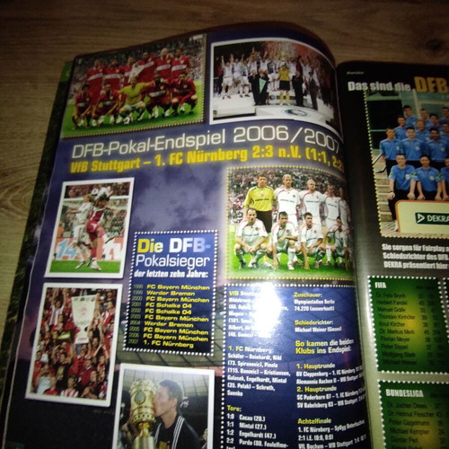 Panini album Bundesliga 2007-2008 used, completed
