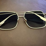 Christian Dior sunglasses like new, gold frame