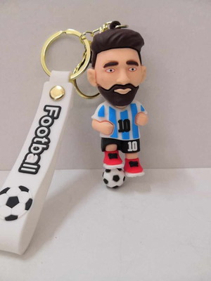 Φιγούρα/Μπρελόκ ποδοσφαίρου Messi καινούργιο, πολύχρωμο