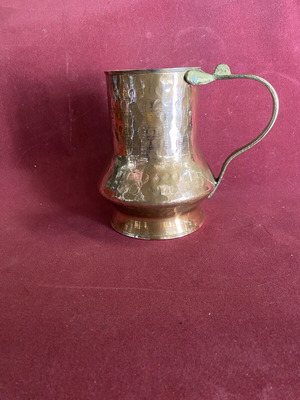 Copper mastrapas 700ml, height 15cm