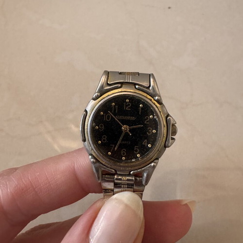 Catamaran vintage wristwatch used, silver