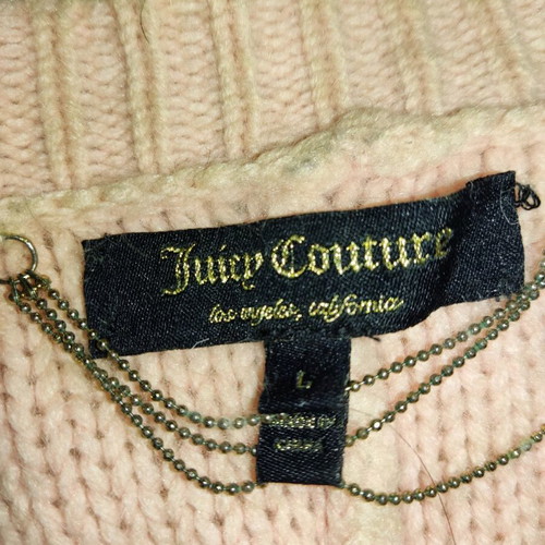 Juicy Couture pink cardigan used, size large, with beads