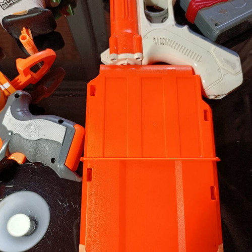 Nerf toy blasters used, assorted models pack