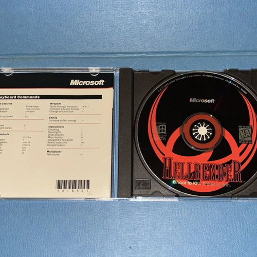 Hellbender PC game used, Microsoft Windows 95