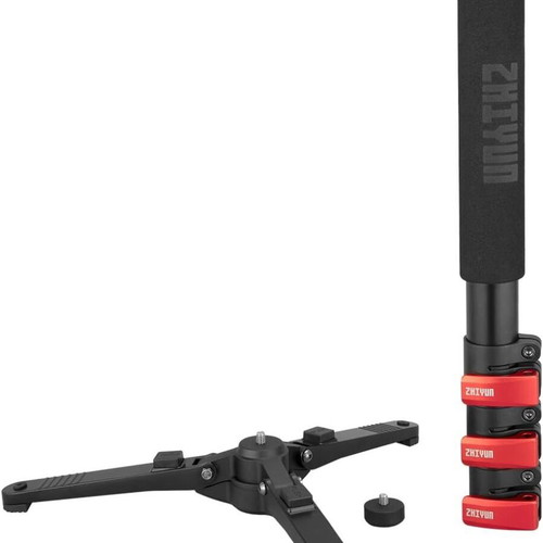 Zhiyun TransMount Telescopic Monopod with Tripod Feet and Extension Grip like new