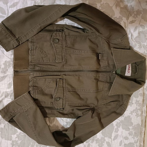 Jacket Only used, olive color, size L