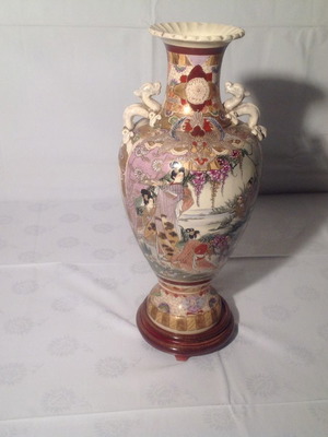 Βάζο σατσούμα μεταχειρισμένο, ύψος 45 εκ.